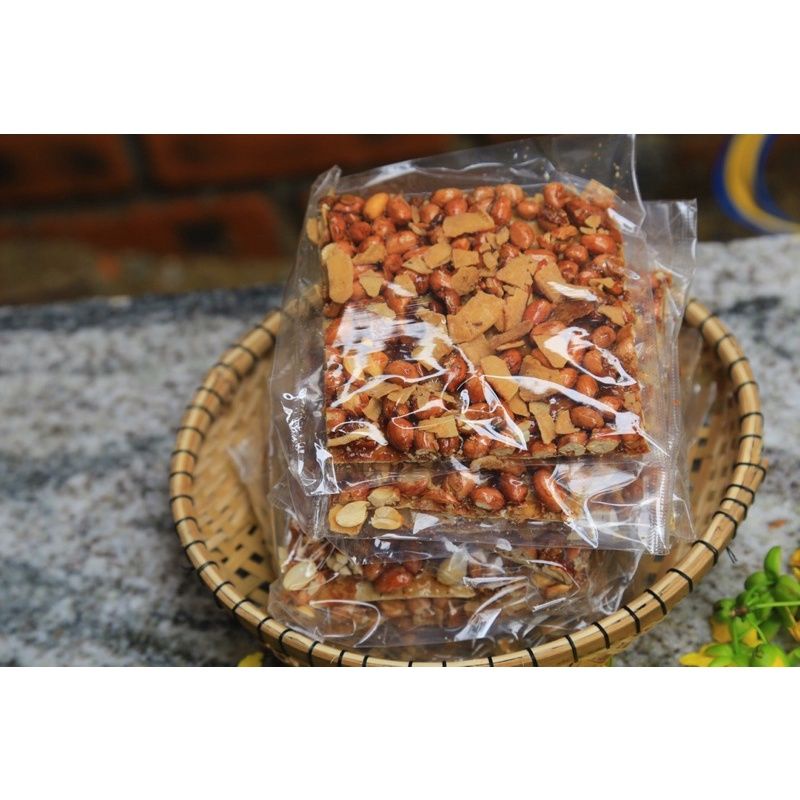 Kẹo Đậu Phộng Dừa Khô Giòn Vuông Loại Ngon