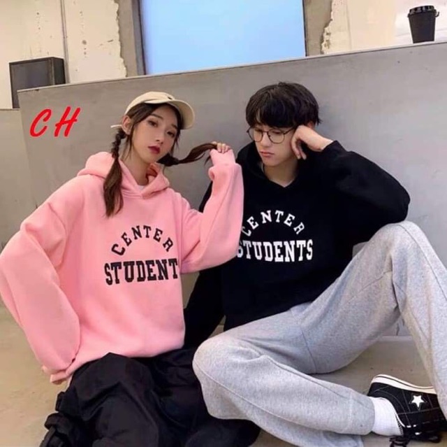 Áo hoodie Student chữ ngực COH0919