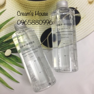 Nước hoa hồng Muji cho da dầu/ da khô