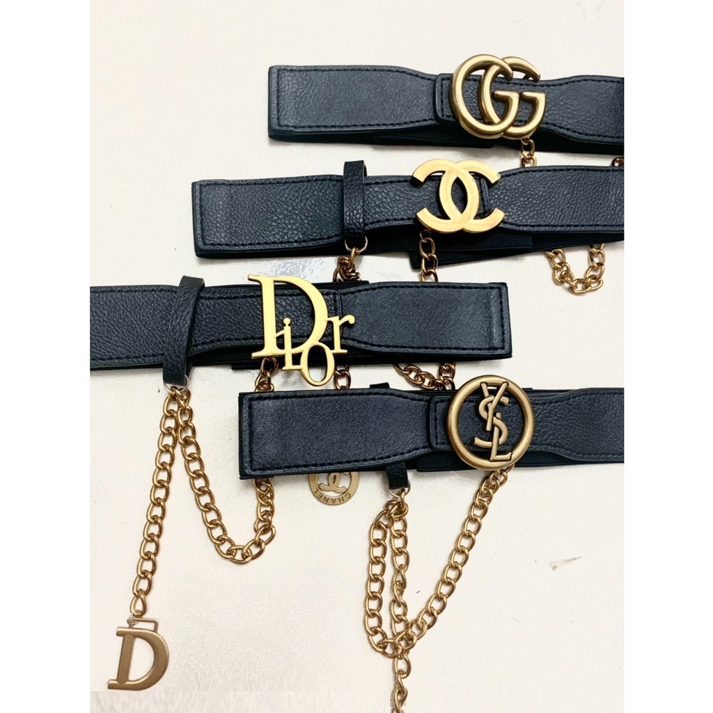 Đai váy belt KÈM CHAIN 4cm X Y G D