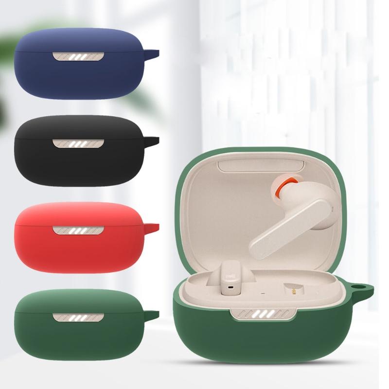 Vỏ Bảo Vệ Hộp Sạc Tai Nghe Không Dây Jbl Live Pro Bằng Silicon Chống Trầy Xước
