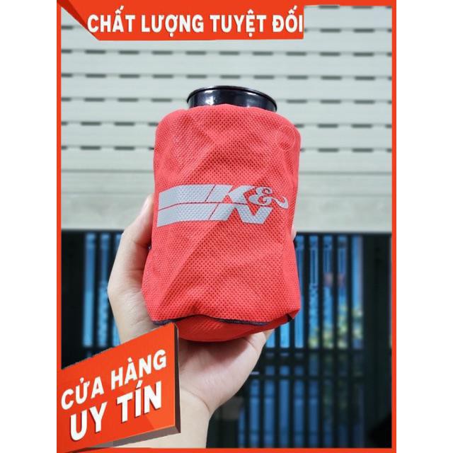 Áo mưa trùm lọc gió trụ K&N 1280, bánh ú nhỏ không thấm nước