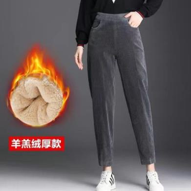 Quần nhung tăm lót lông cừu ❄ Hàng Nhập QC ❄ Phong Cách Baggy trẻ trung
