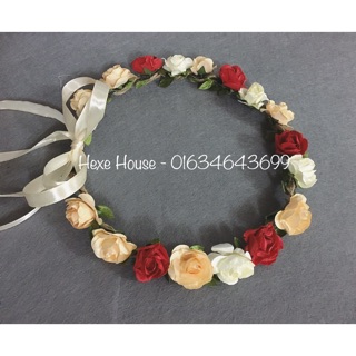 Vòng hoa đội đầu chụp kỷ yếu được tặng kẻ mày