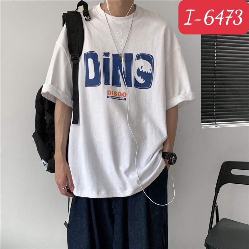 Áo phông nam nữ unisex form rộng DINO, áo thun tay lỡ oversize mát mềm mịn