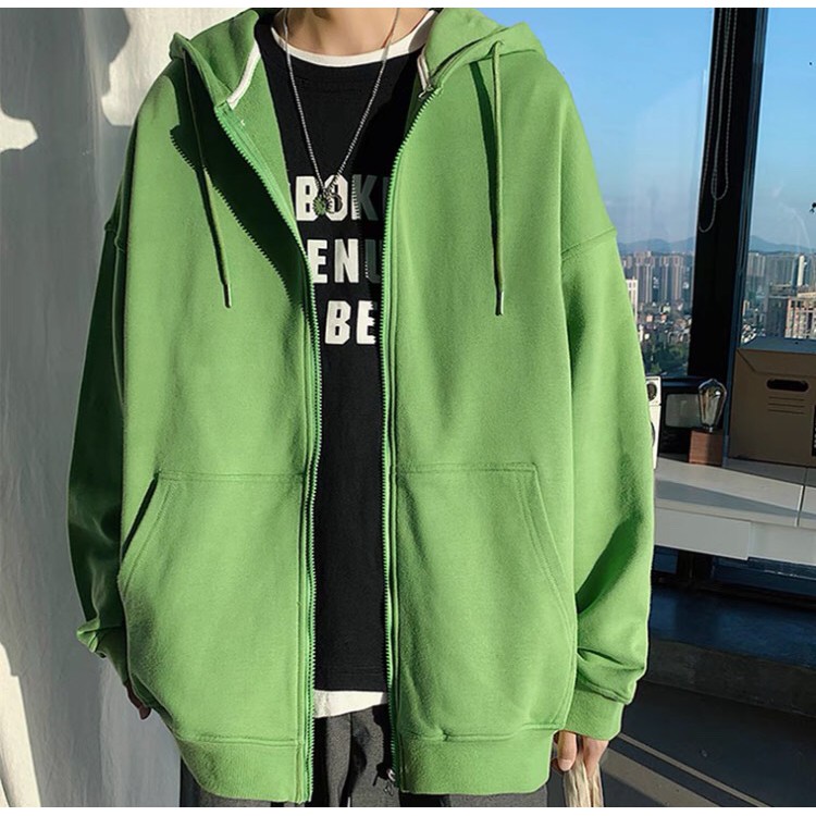 ÁO KHOÁC HOODIE NAM TRƠN VẢI NỈ ĐỦ MÀU ĐƠN GIẢN DỄ PHỐI ĐỒ - GU FASHION | BigBuy360 - bigbuy360.vn