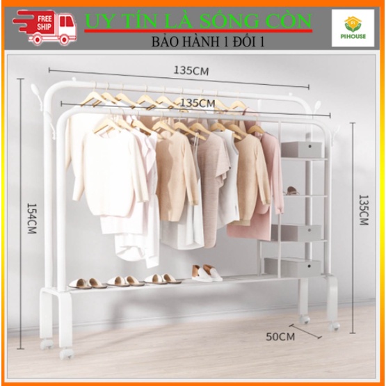 [Bao Giá-Bao Chất Lượng] Kệ Treo Quần Áo, Giá Treo Quần Áo Đa Dạng Mẫu Mã Kích Thước Màu Sắc