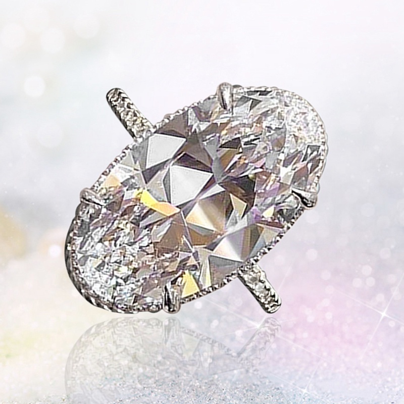 Nhẫn Đeo Tay Kim Loại Đính Đá Màu Sang Trọng Cho Nữ