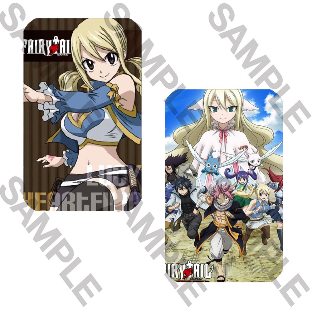 Ảnh card bo góc in hình HỘI PHÁP SƯ FAIRY TAIL TÊN ver thẻ bo viền 5*8cm anime chibi sưu tập