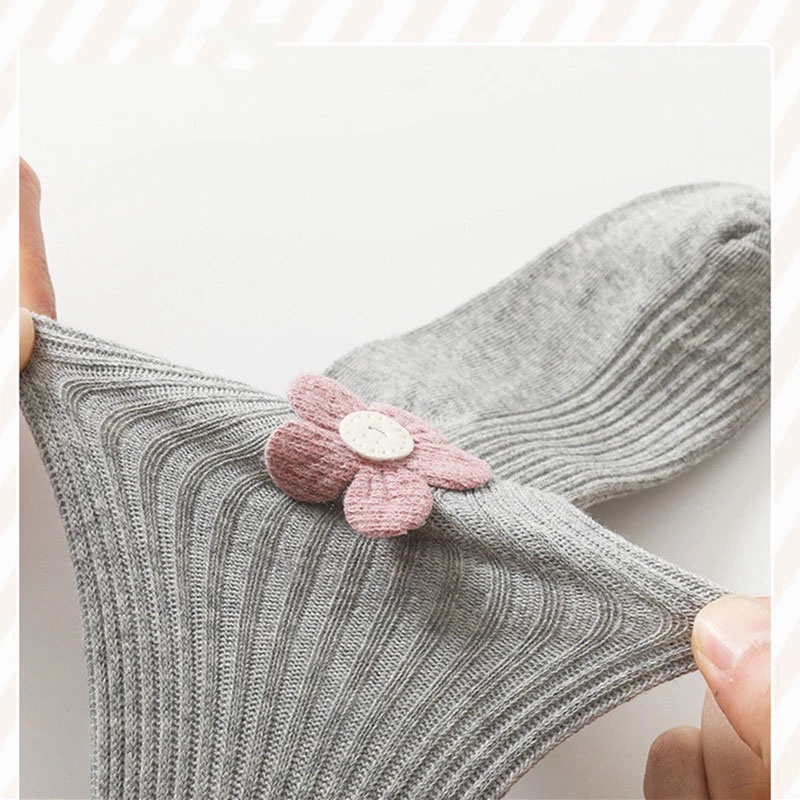 1 Đôi Quần Tất Cotton Màu Trơn Thoáng Khí Giữ Ấm Mùa Xuân Thu Cho Bé Gái 1-8 Tuổi
