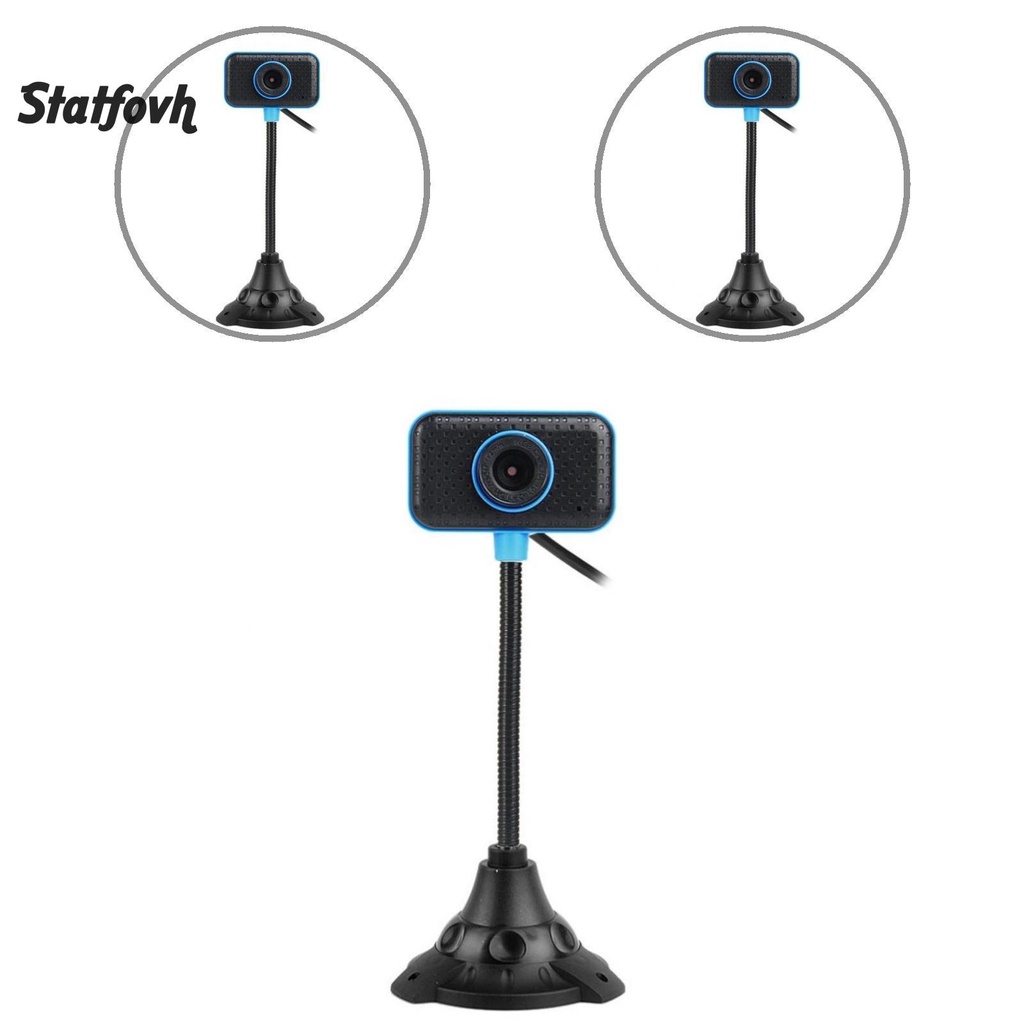 Webcam kỹ thuật số USB 2.0 480P kèm micro linh hoạt tiện dụng cho máy tính | BigBuy360 - bigbuy360.vn