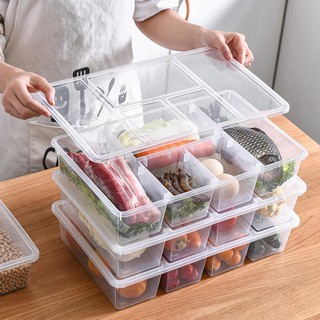 Hộp nhựa đựng đồ ăn vật dụng 5 ngăn tiện lợi