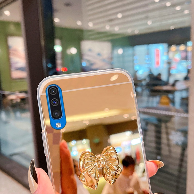 Ốp Điện Thoại Tráng Gương Viền Mềm Thời Trang Cho Samsung Galaxy A30S A50 A50S A70S A70