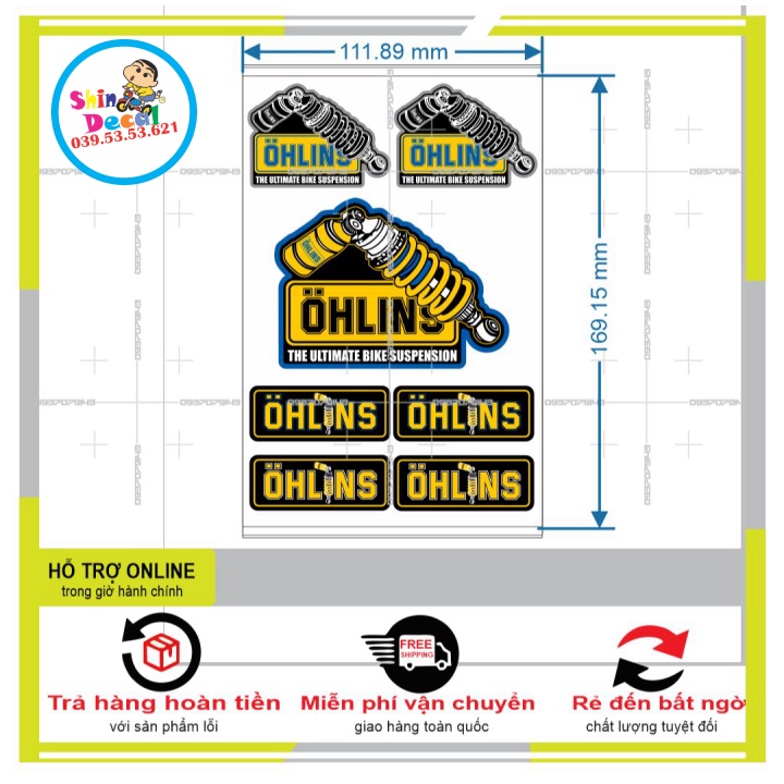 LOGO STICKER MINI DÁN XE MÁY L 08 - SHINDECAL2