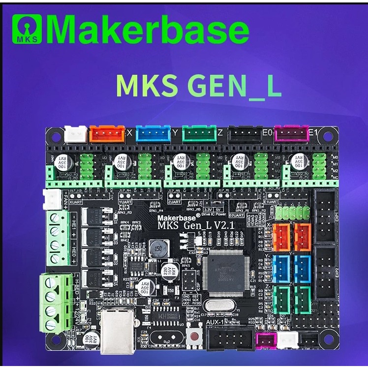 Board mạch chính máy In 3D MKS Gen L 2.1 chính hãng.