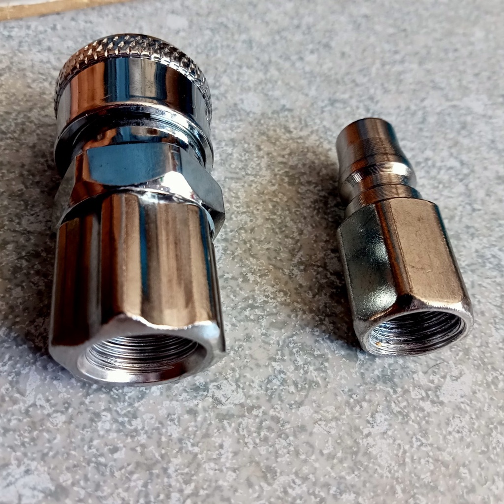 Khớp nối nhanh khí nén tự động ren trong 13 mm bộ nối nhanh máy hơi dây hơi