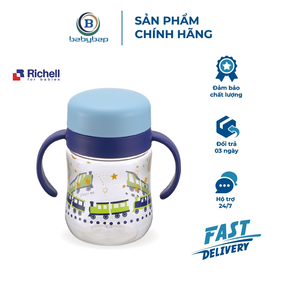 Bình Tập Uống 360 Độ Mugood 200ml Có Thể Khử Trùng Bằng Lò Vi Sóng, Chất Tẩy Rửa Chuyên Dụng