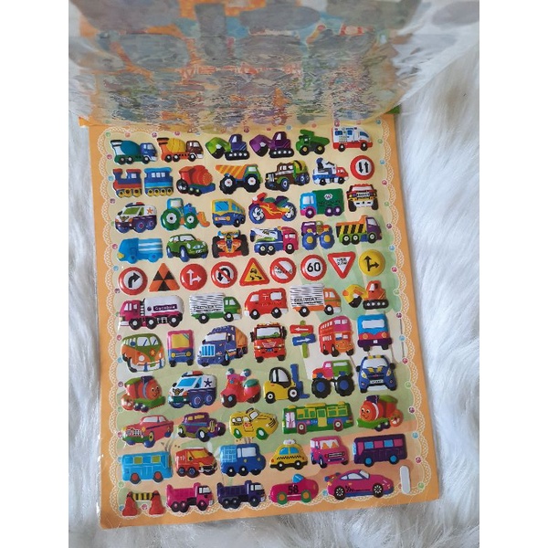 Hình Dán 3D Hoạt Hình Nhiều Mẫu Vui Nhộn, Sinh Động Đáng Yêu Cho Bé