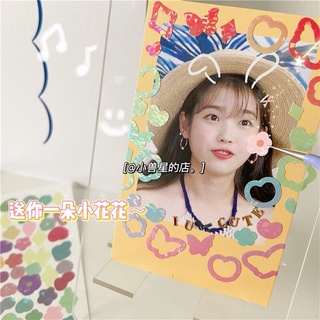 Tấm sticker nhiều màu lấp lánh trang trí sổ, toploader✨