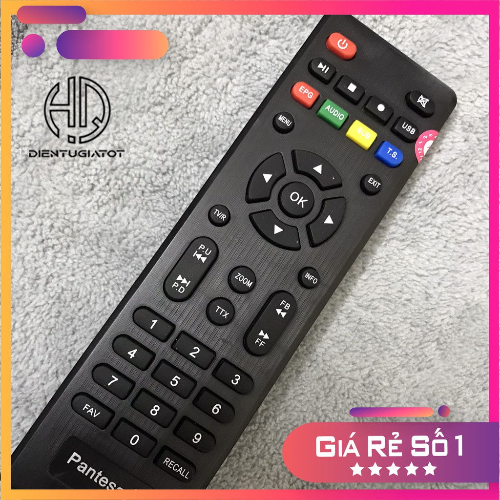 GIÁ GỐCBH 3 THÁNG - Remote điều khiển đầu thu Pantesat