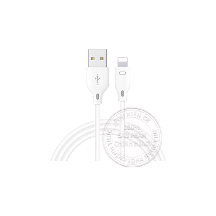 Cáp sạc nhanh Lanex LTC-N06L Lightning USB 2.1A dài 2m - Dành cho điện thoại Iphone