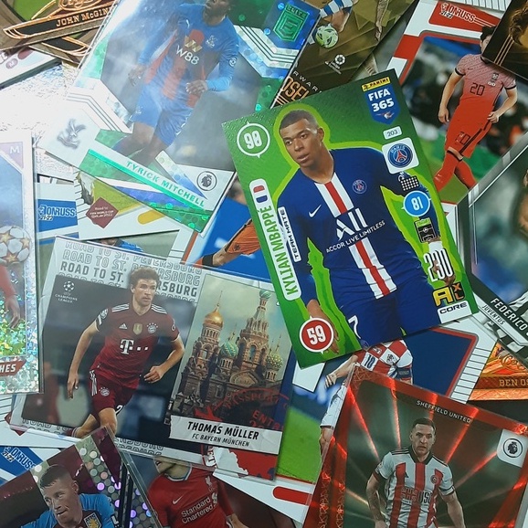 Thẻ Cầu Thủ Bóng Đá Chính Hãng Panini , Toops đồng giá 10k