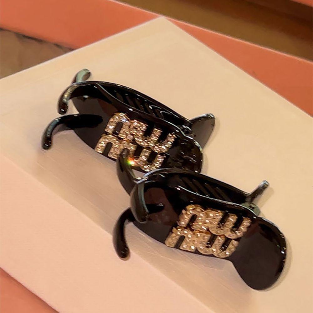 Kẹp Tóc Càng Cua Bằng Nhựa In Chữ Phong Cách Hàn Quốc Cho Nữ