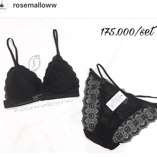 Set bra ren inst bonghoanhonho(đã cộng 2% phí shopee)
