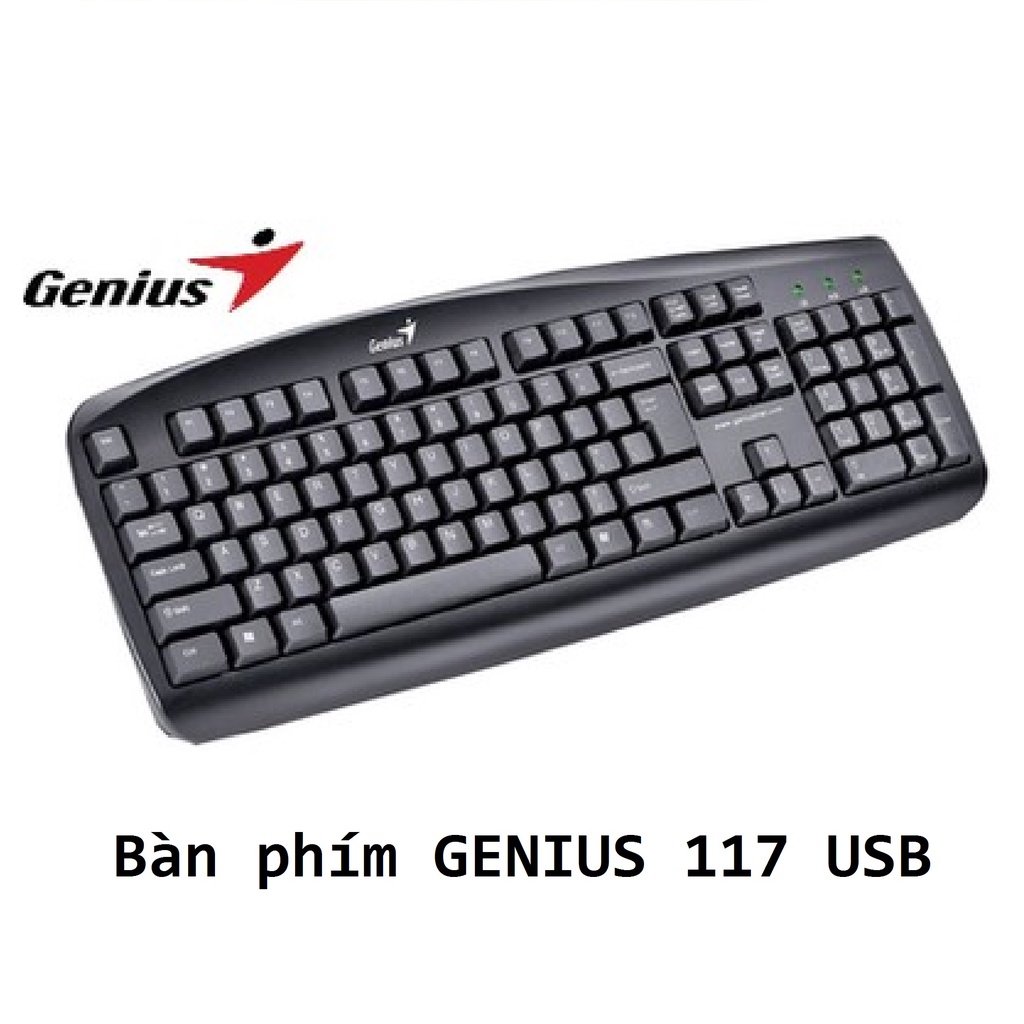 BÀN PHÍM DÂY GENIUS KB110/110X/101/117 USB