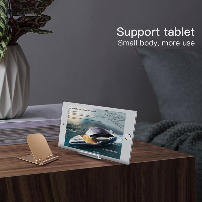 Giá đỡ điện thoại máy tính bảng BJONE để bàn mini gấp lại được nhỏ gọn thích hợp cho iPhone Android iPad