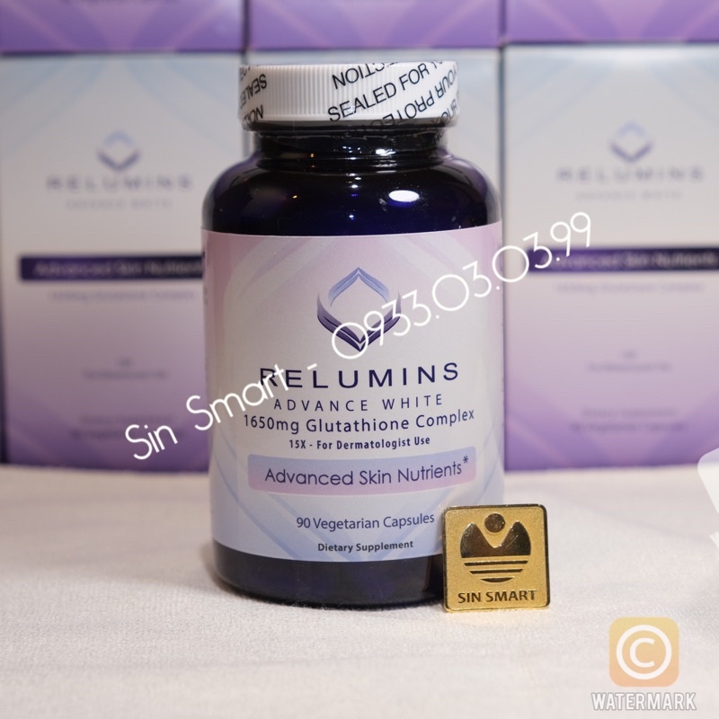 Viên Uống Trắng Da Relumins Advance White 1650mg 15X