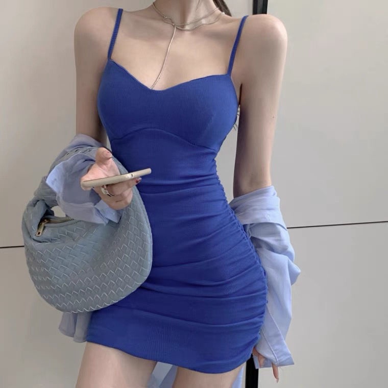 Đầm Hai Dây Dáng Ôm Thời Trang Quyến Rũ Dành Cho Nữ