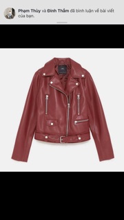 Áo da zara xuất xịn