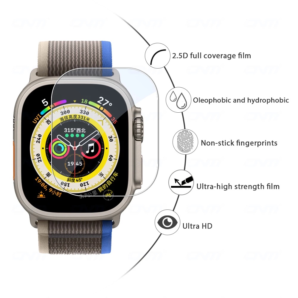 Kính Cường Lực Và Ốp Bảo Vệ Màn Hình Đồng Hồ Apple watch Ultra 49mm