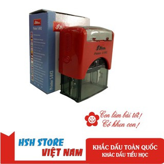 [CHÍNH HÃNG]Dấu logo tiểu học (Con làm bài tốt Cô khen con) – Shiny S843 H144