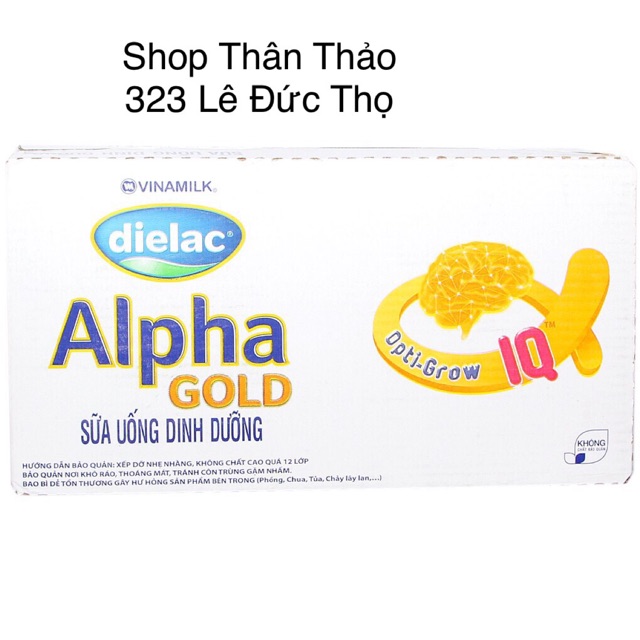 Thùng 48 hộp sữa Dielac Alpha Gold 110ml