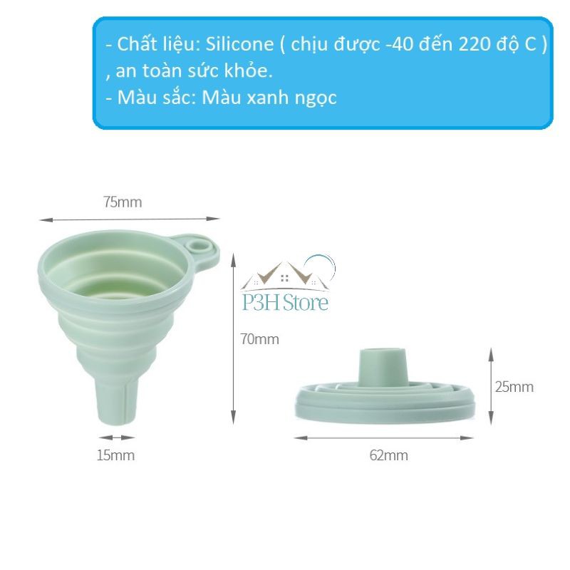 Phễu silicone có thể xếp gọn Fasola RY-350