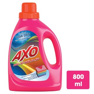 Nước Tẩy Quần Áo 🌈HÀNG CHÍNH HÃNG🌈 Nước giặt tẩy quần áo màu AXO chai 800ML - Hương Hoa Đào | Greencross