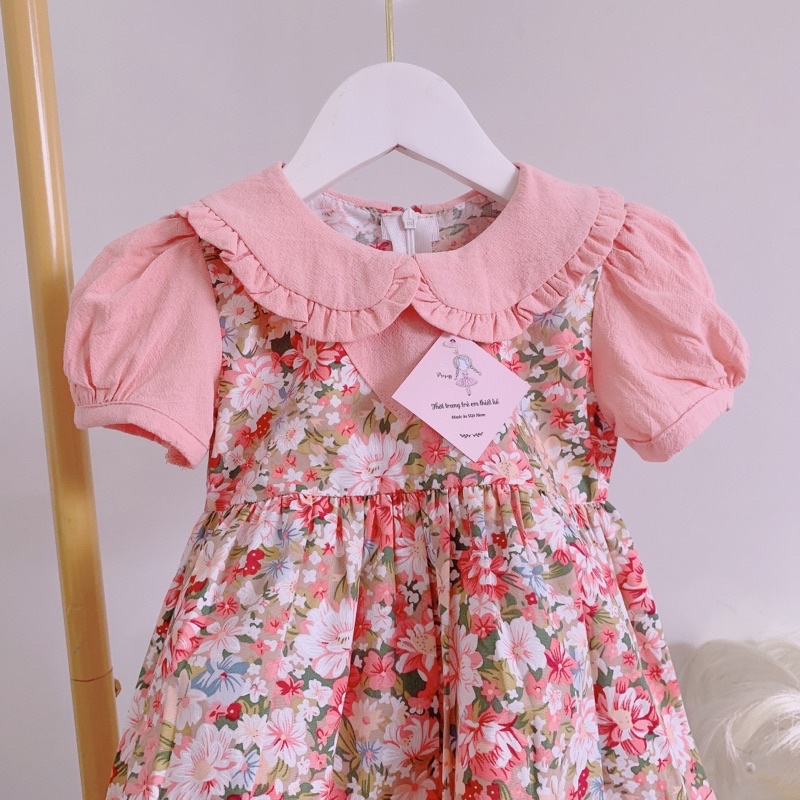 Váy hoa hồng tkk79