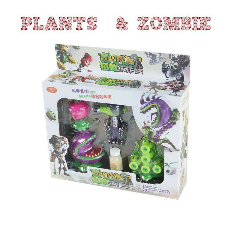  Bộ Đồ chơi hoa quả ăn thịt người Plant and Zombie 2