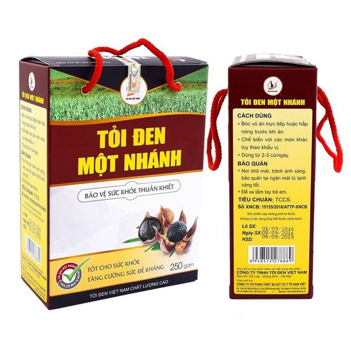 Combo 2 hộp Tỏi đen một nhánh hay Tỏi đen cô đơn