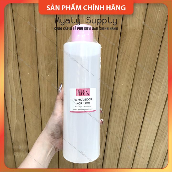 Acetone Phá Gel Móng Chính Hãng Elly Nail Remover 1000ml SP000159