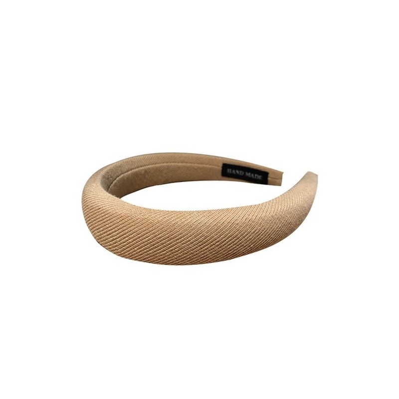 Băng Đô Cài Tóc Kahki Xốp Cao Cấp Thời Trang Cho Nữ