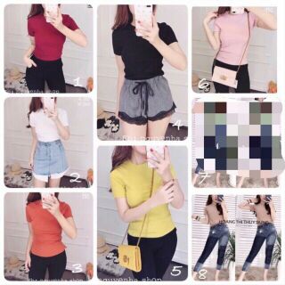 Áo thun thái trơn cực hot