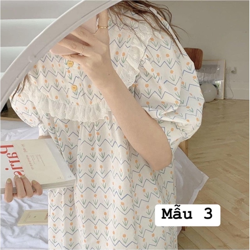 Váy Ngủ Xốp, Cottong Hè Mẫu Mới 2023