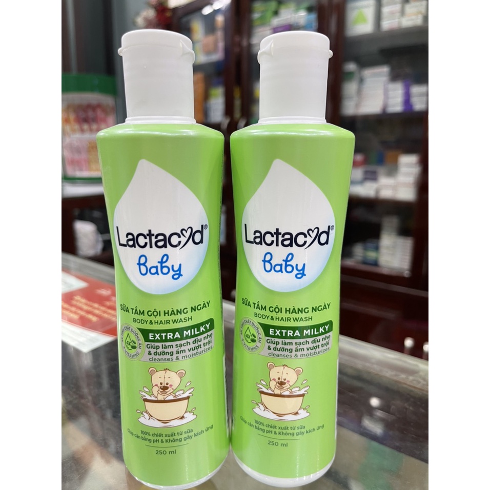 Sữa Tắm gội cho bé Lactacyd Milk 250ml