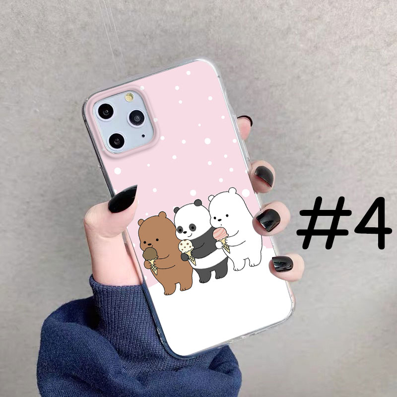 Ốp Lưng TPU Mềm Huawei Y6 II Y6 2017 Prime 2018 Y6 Pro 2019  Three Bare Bears 3