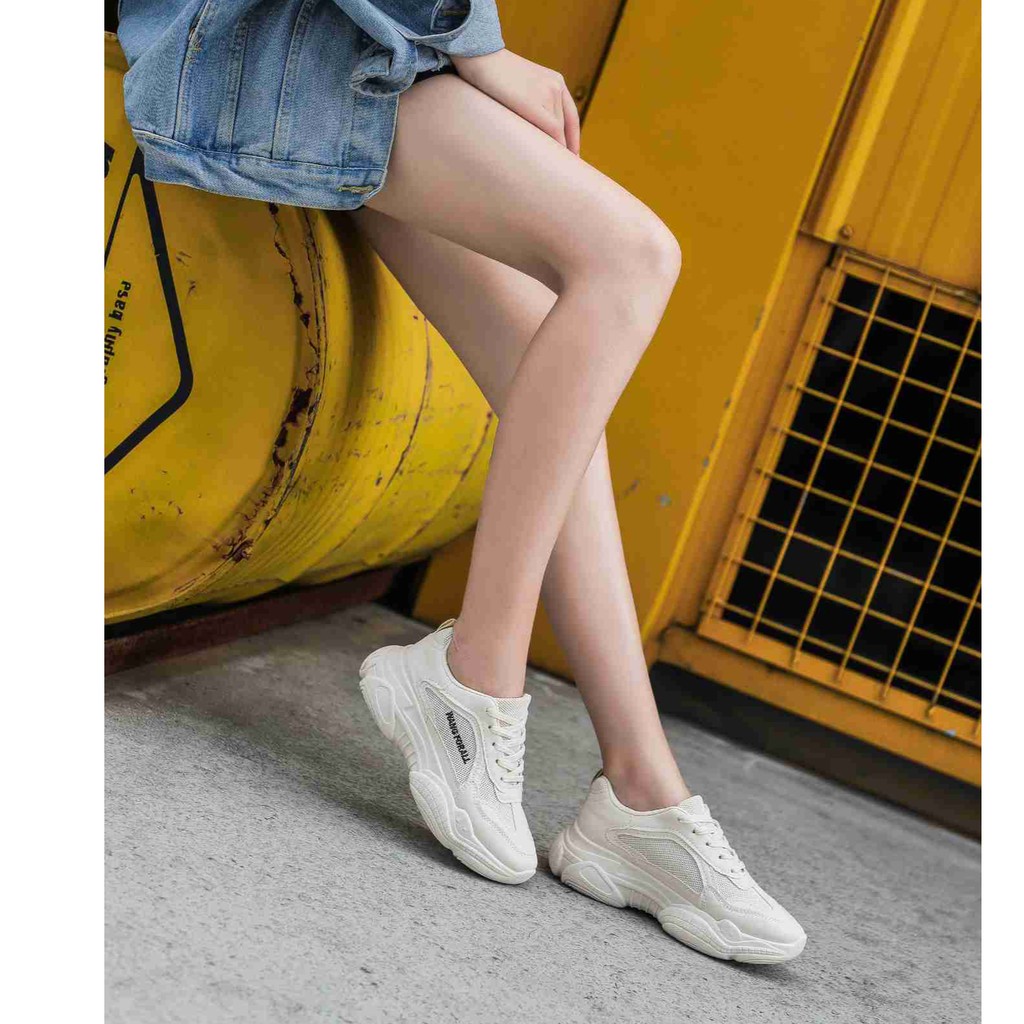 [CLEARANCE Bán giải phóng mặt bằng] Giầy thể thao nữ Sneakers, ULzzang Giay the thao màu trắng   (2382&amp;2199)