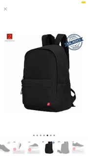 Combo Balo Classical BLL002BA + Giày Sneaker Nam GS062 (Đen) - CB064