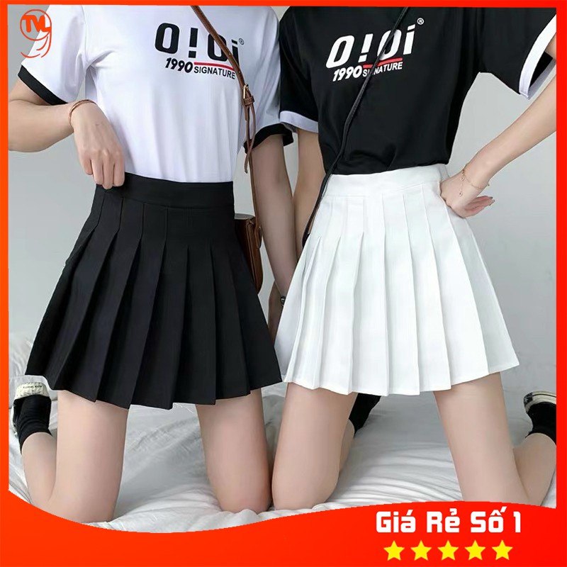 Chân váy ngắn tennis xếp ly TVL1999 chất liệu kaki mềm mại cao cấp dày dặn kèm quần trong mix đồ siêu đỉnh(1size < 58kg)